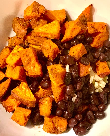 Sweet Potato, Black Bean and Lime Rice Bowls