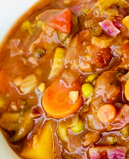 Gluten free Meatless Stew  يخنة خضار بدون لحم 