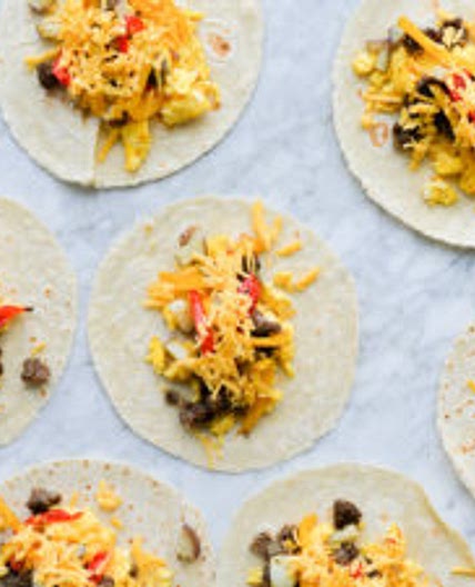 Freezer Breakfast Burritos