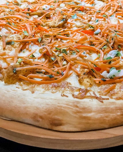Apricot Chicken Pizza Recipe - The Hopeful Creative