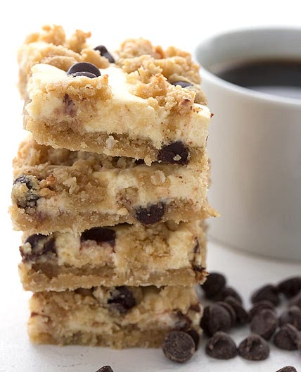 Keto Chocolate Chip Cookie Cheesecake Bars