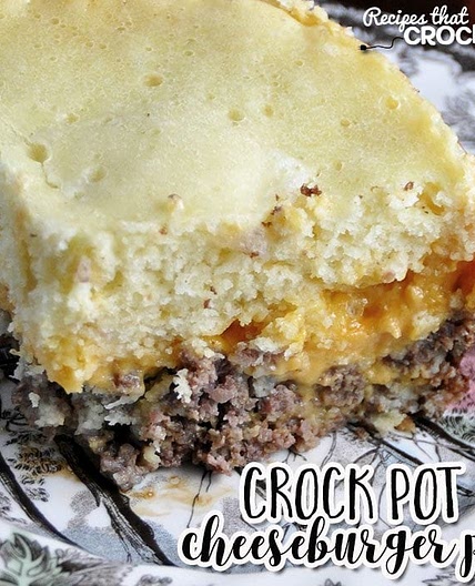 Crock Pot Cheeseburger Pie