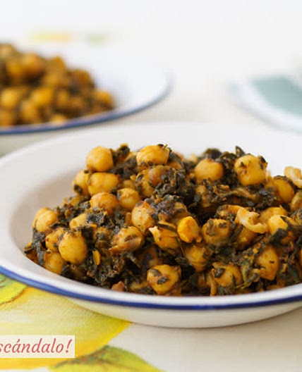 Espinacas Con Garbanzos