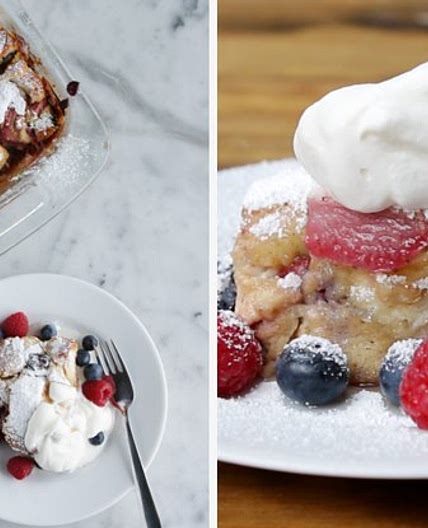 This French Toast Bake Is Filled With Berries And Possibly Magic