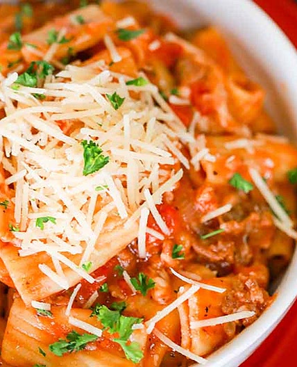 Crock Pot Italian Sausage Rigatoni Recipe