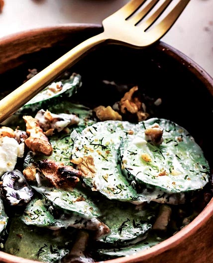 Crunchy Cucumber Dill Salad