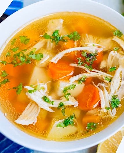 Gluten-Free Lebanese Chicken Soup شوربة الدجاج 
