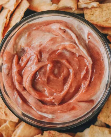 Vegan Queso and guava dip