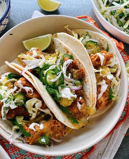 Fried Chicken Tacos Recipe