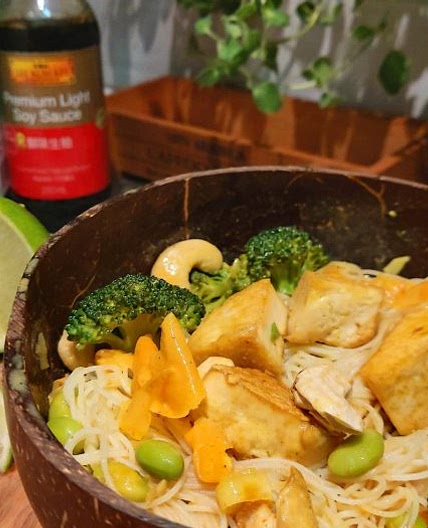 Curried Tofu Noodles