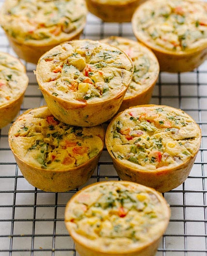 Mini Chickpea Flour Frittatas (Vegan)