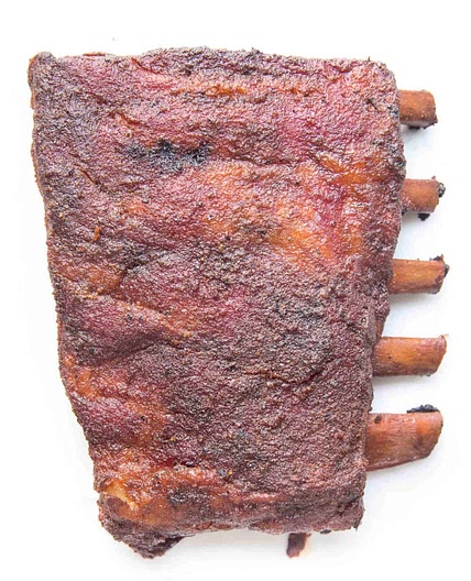 Keto Pickle Juice Glazed Smoked Ribs