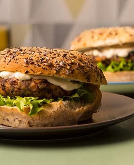 Carrot, Cumin and Kidney Bean Burger