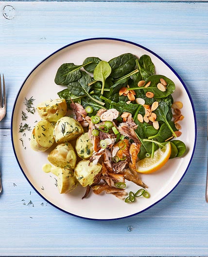 G - Scandi-Style Mackerel & Potato Salad With Spinach