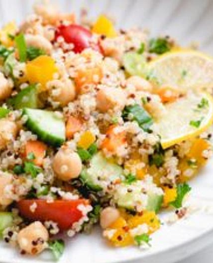 Lemon Quinoa & Chickpea Salad