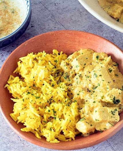 Easy Quorn curry