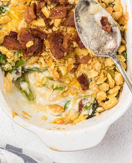Asparagus Casserole with Ritz Crackers