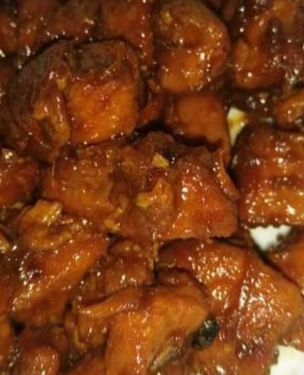 Sticky honey chicken