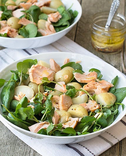 Warm Salmon & New Potato Salad
