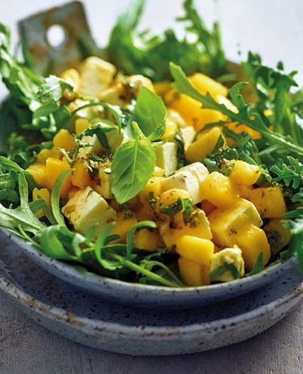 Mango Schafskäse Salat