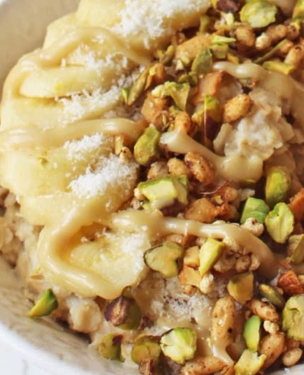 Salted Caramel Coconut Oats