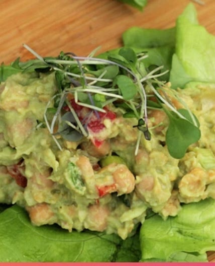 Chickpea Avocado Wraps