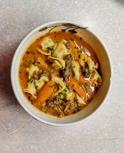 Tortellini Soup With Italian Sausage