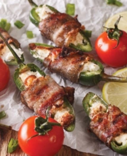 Bacon Wrapped Cheese Stuffed Jalapenos