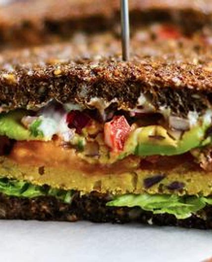 Chickpea Omelette Sandwich