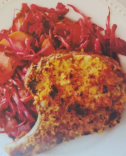 rye-crusted pork chops