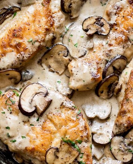 Creamy Chicken with Mushrooms
