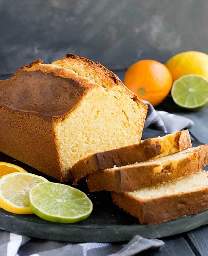 Triple Citrus Pound Cake