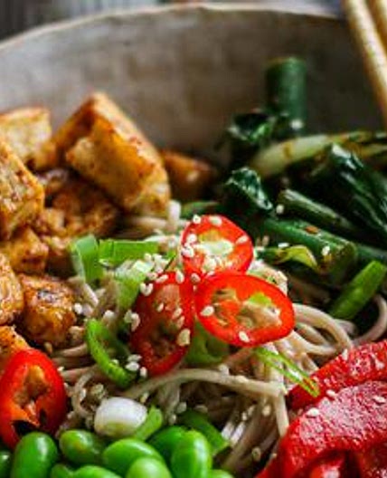 Black Bean Garlic Tofu Nourish Bowl