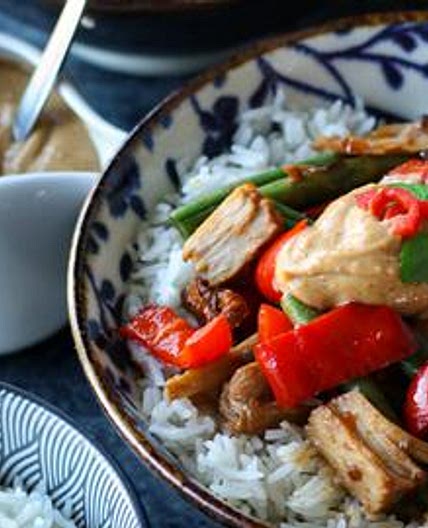Vegan Gado-Gado with Sun-Dried Tomatoes