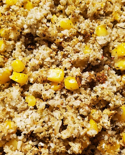 Chimichurri Riced Cauliflower — Spicin' and Dicin'