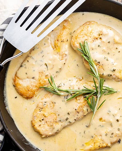 Chicken With Rosemary Sauce