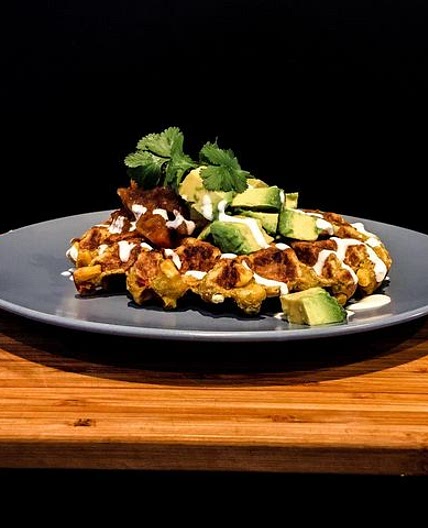 Savoury Corn Waffles
