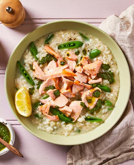 G - Salmon & Sugar Snap Risotto