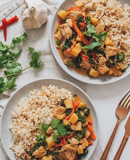 Vegan Chickpea Jackfruit Curry