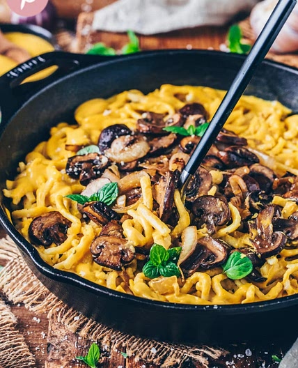 German Vegan Cheese Spaetzle - Bianca Zapatka