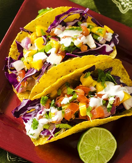Mango Chicken Tacos