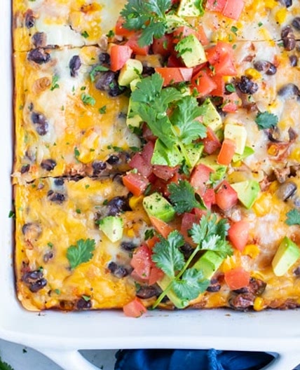 Healthy Mexican Breakfast Casserole