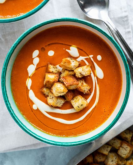 Roasted Tomato and Red Pepper Soup