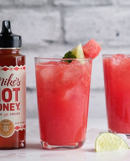 Mike's Hot Honey Watermelon Mule