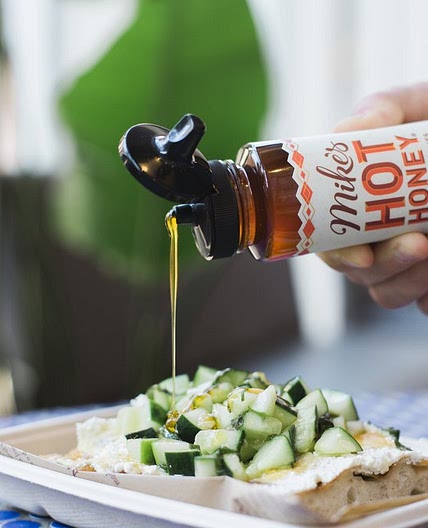 Mike's Hot Honey Ricotta Crostini