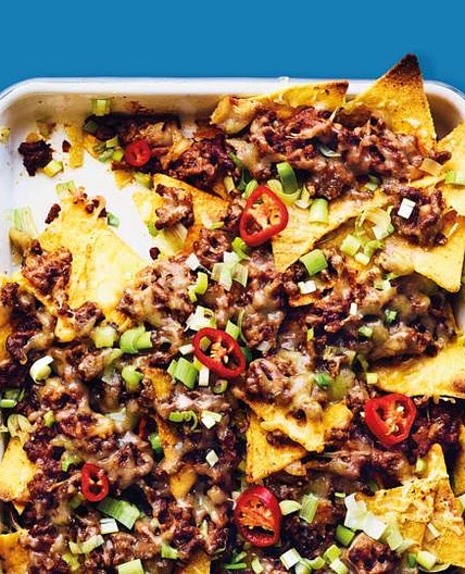 Tex Mex loaded nachos