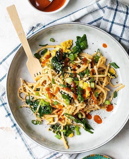 Quick Spicy Peanut Palmini Noodle Stir Fry