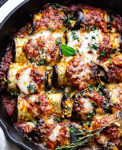 Baked Eggplant Rollatini