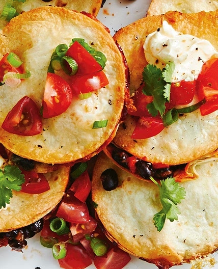 Pie maker vegetarian quesadillas recipe
