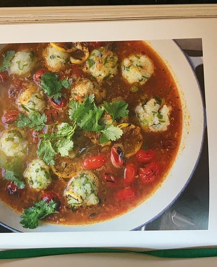 STICKY RICE BALLS IN TAMARIND RASAM BROTH
